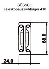 Süssco GmbH & Co. KG Regalsysteme Teleskopschiene 410 01