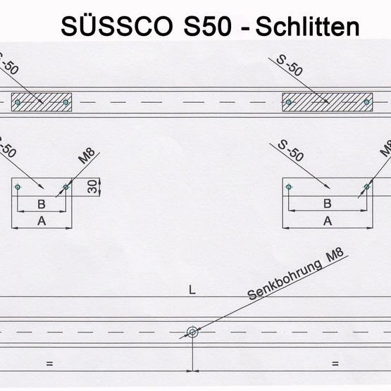 Süssco GmbH & Co. KG Regalsysteme Schlitten-System S50 03