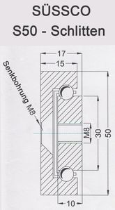 Süssco GmbH & Co. KG Regalsysteme Schlitten-System S50 02