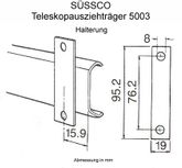 Süssco GmbH & Co. KG Regalsysteme Teleskopschiene 5003 05