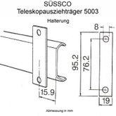 Süssco GmbH & Co. KG Regalsysteme Teleskopschiene 5003 05
