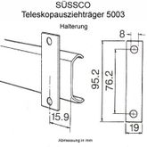 Süssco GmbH & Co. KG Regalsysteme Teleskopschiene 5003 02