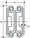 Süssco GmbH & Co. KG Regalsysteme Teleskopschiene D401 02