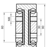 Süssco GmbH & Co. KG Regalsysteme Teleskopschiene 8890 03